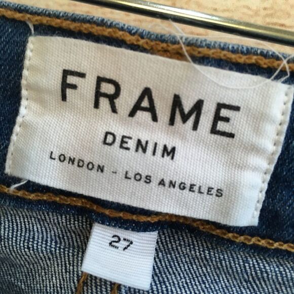 FRAME JEANS‎ LE HIGH SKINNY CROP IN KENYA WASH - Picture 7 of 9